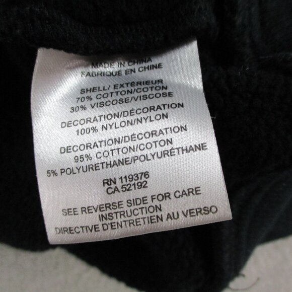 Helmut Lang Sweater Mens XL Black Turtleneck Funnel Sweatshirt Zip Wrist Quilted - Picture 7 of 13